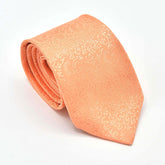 PINKISH PEACH PAISLEY SELF PRINTED TIE